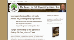 Desktop Screenshot of centerforselforganizingleadership.com